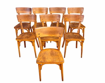 Réf 212 chaises Viennoise Bois courbé baumann Restaurant Paris bistrot Fischel 60s vintage Bentwood thonet french vintage café