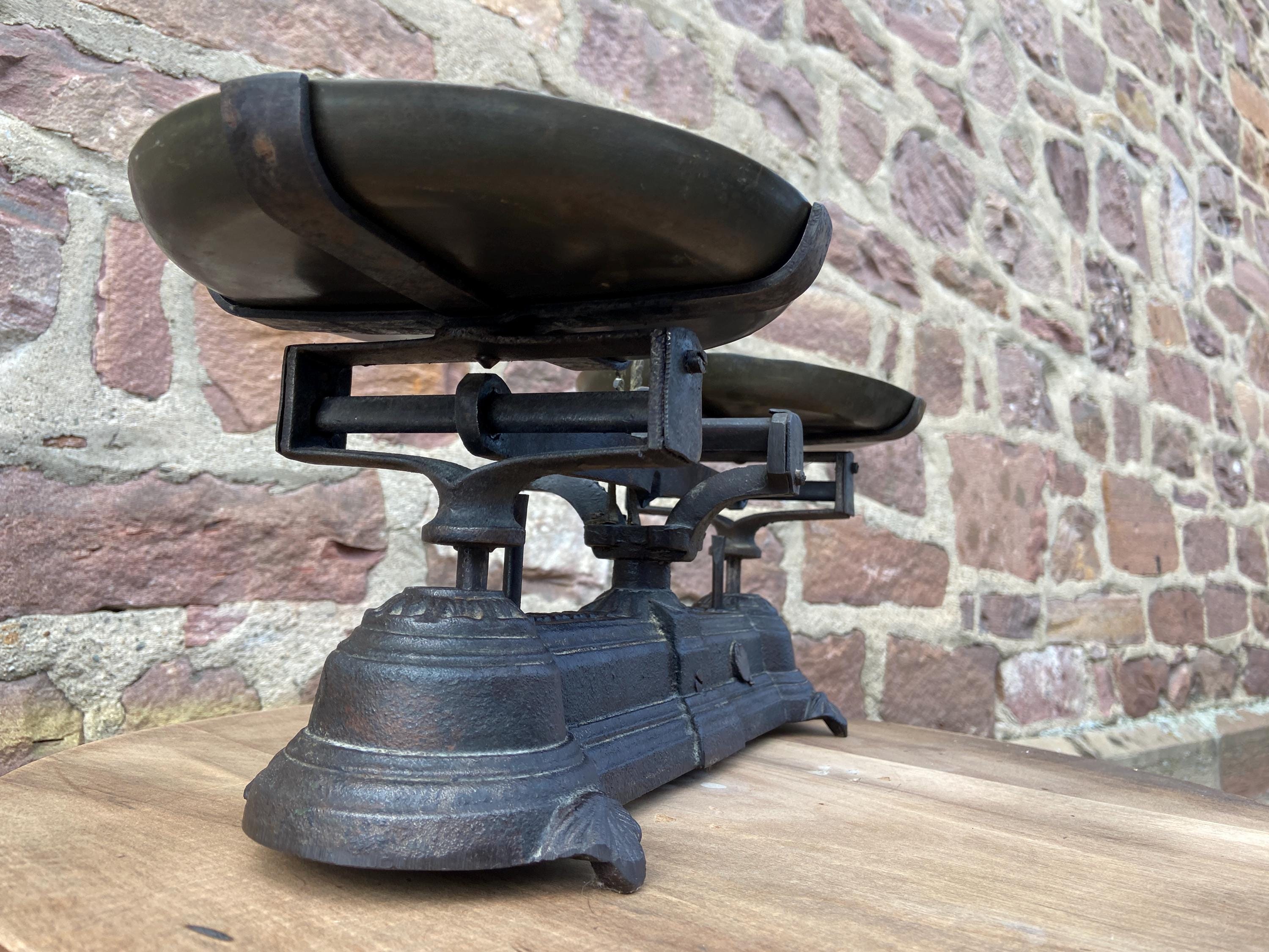 Roberval Balance Scale Antique Balance Scale Roberval , Iron Brass Scale, Brass Balance Scale ...