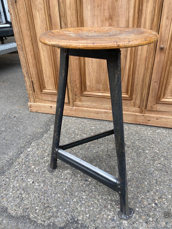 ヴィンテージ工業工場金属スツール工業工場スツール Robert WAGNER