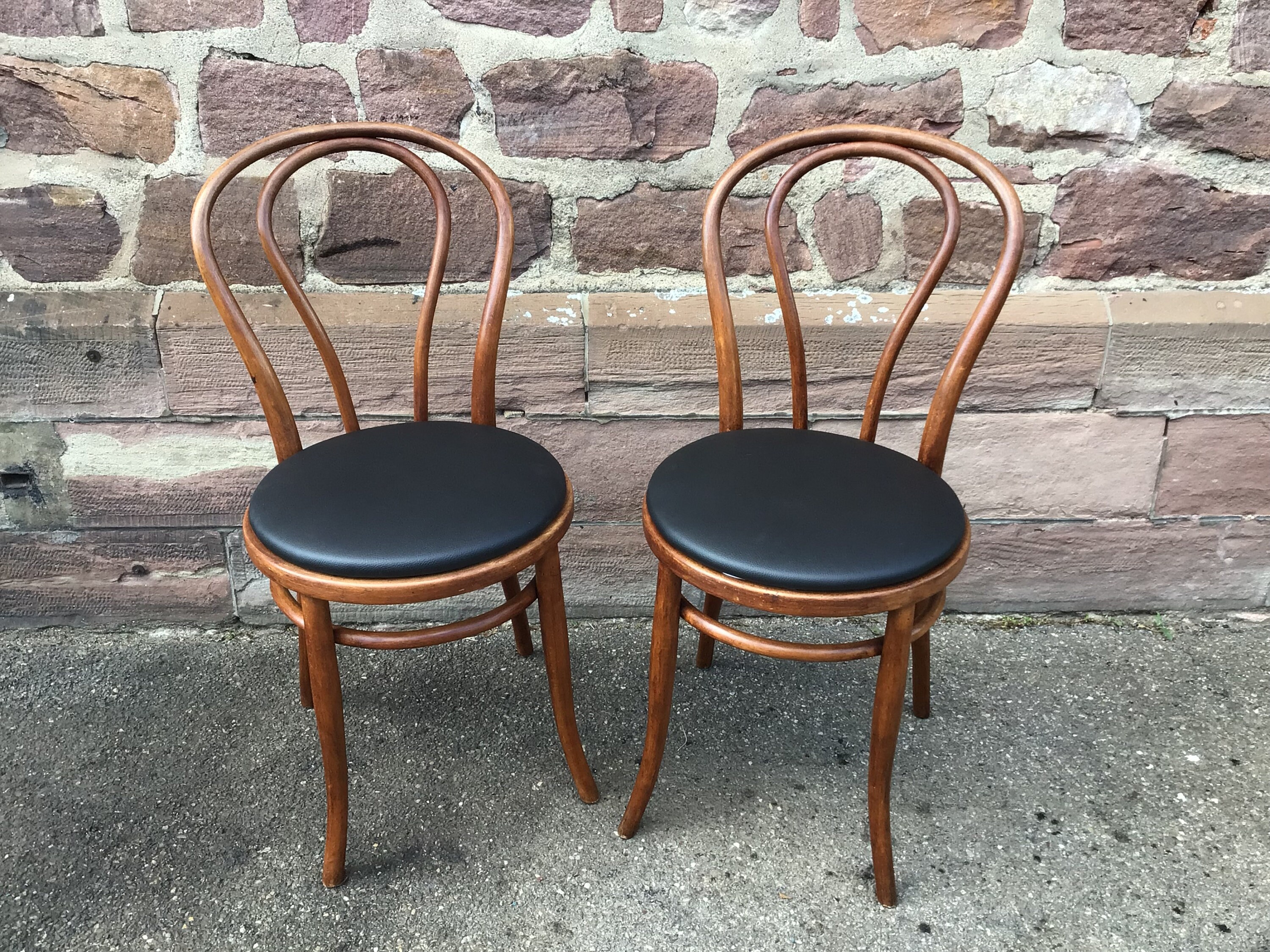 Paire De Chaises bois