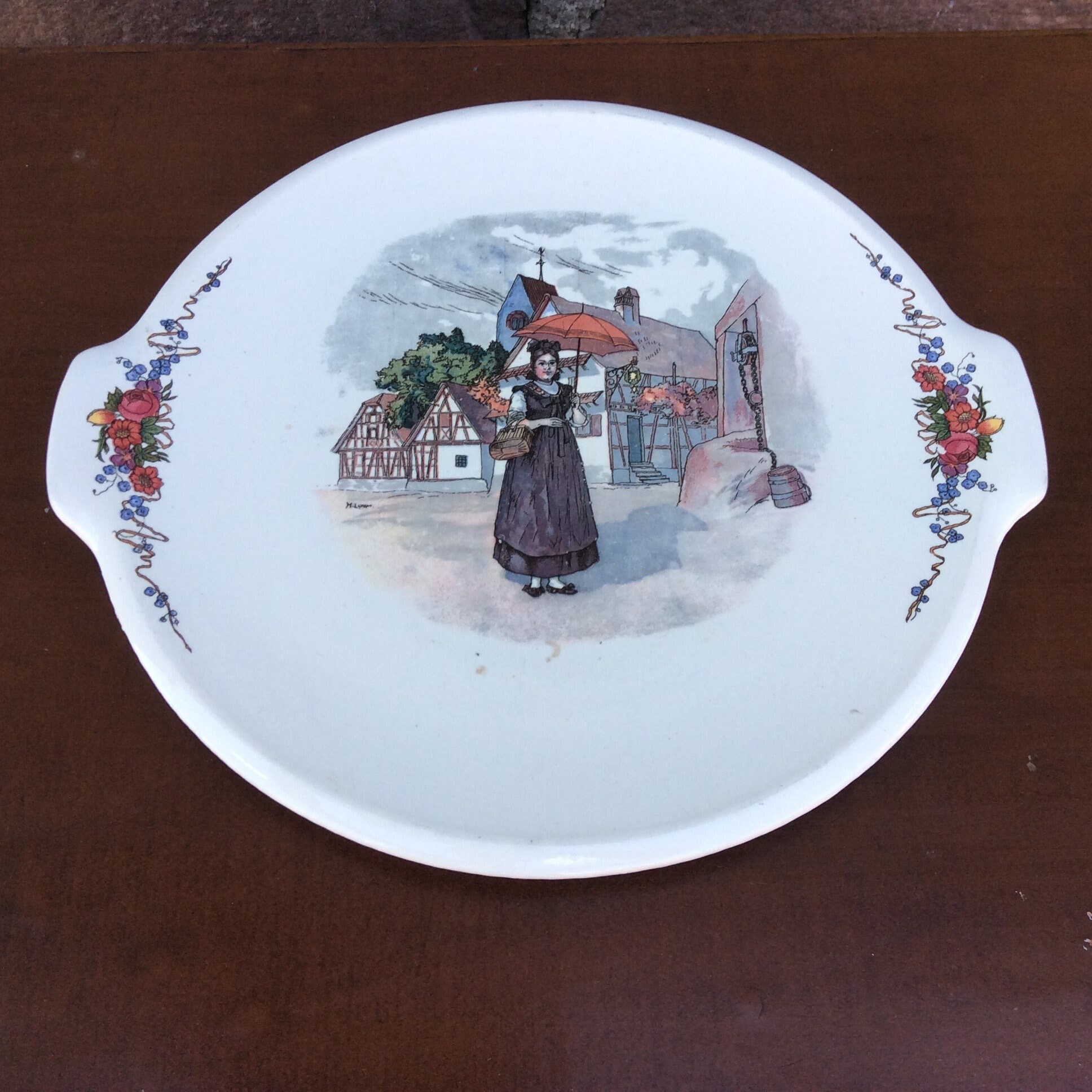 Plat à Gateau Obernai Sarreguemines Loux