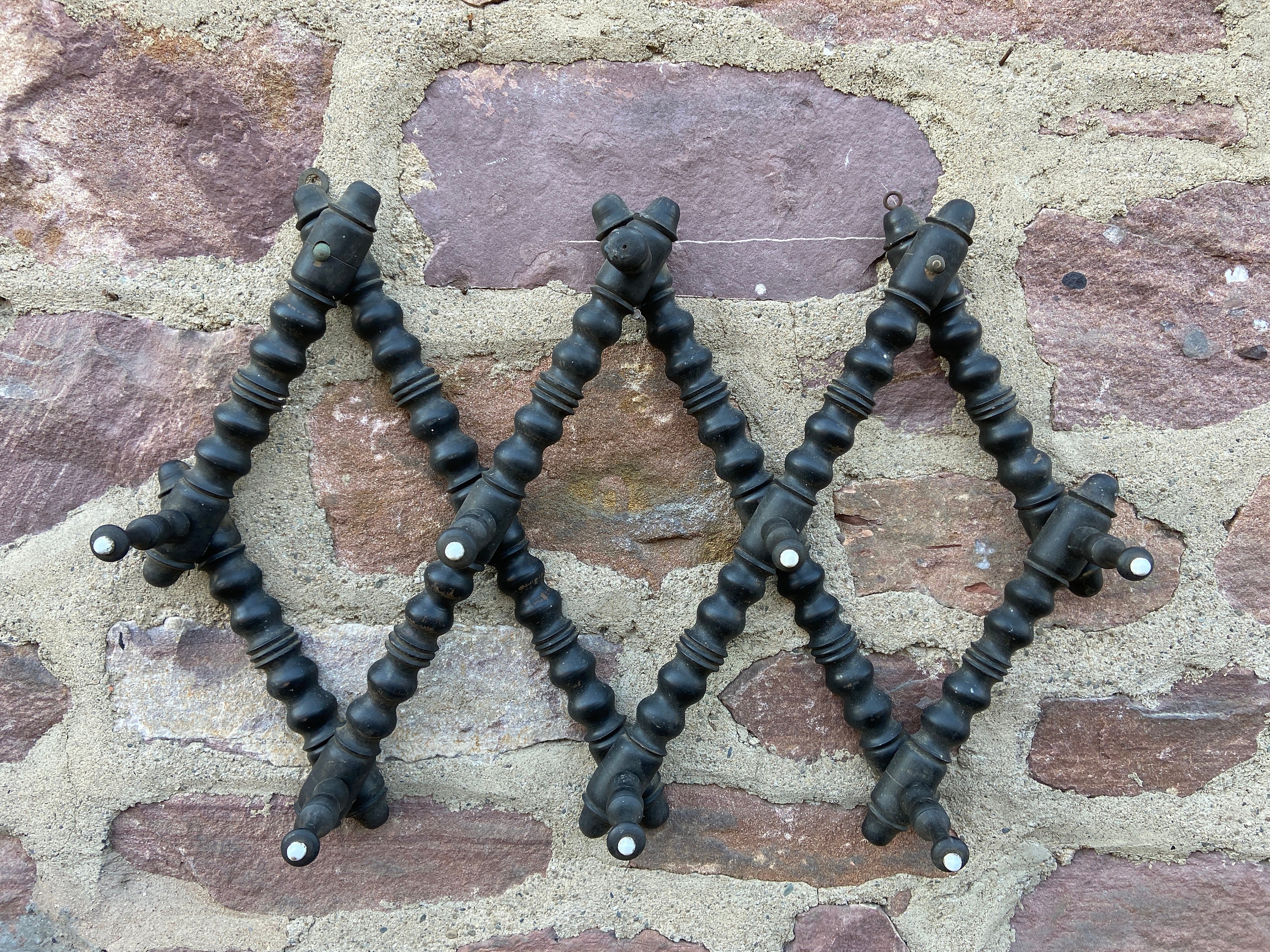 Porte Manteaux Accordéon Napoleon Iii French Wall Accordion Coat Rack