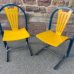 set of 2 vintage chairs Design lounge by baumann Model Argos year 1980-90s B32 Cesca Breuer