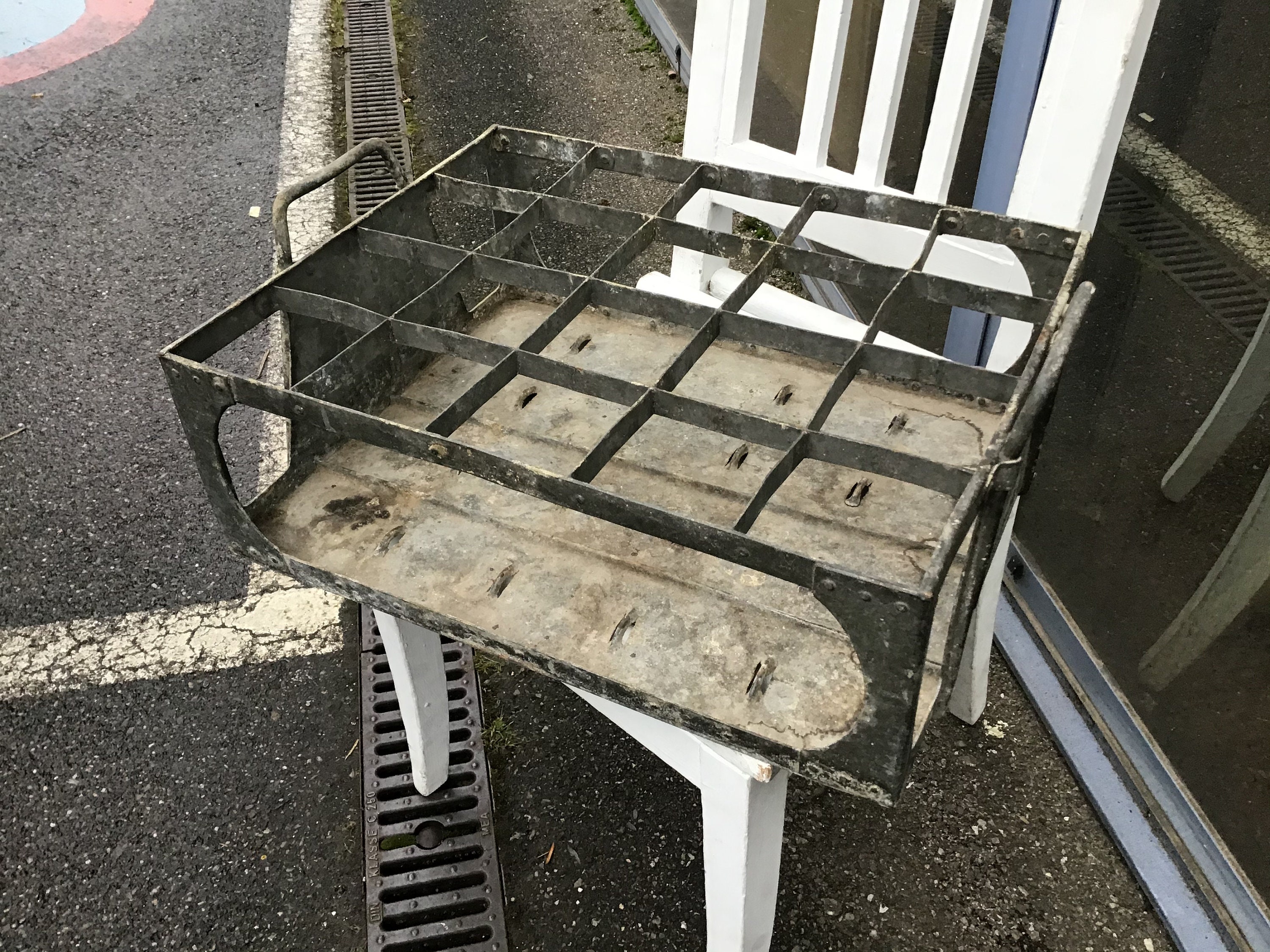 Rare Caisse à Bouteilles Bière Allemande Brasserie Brauerei Krumm Reiner Waldkirch Baden Old German 