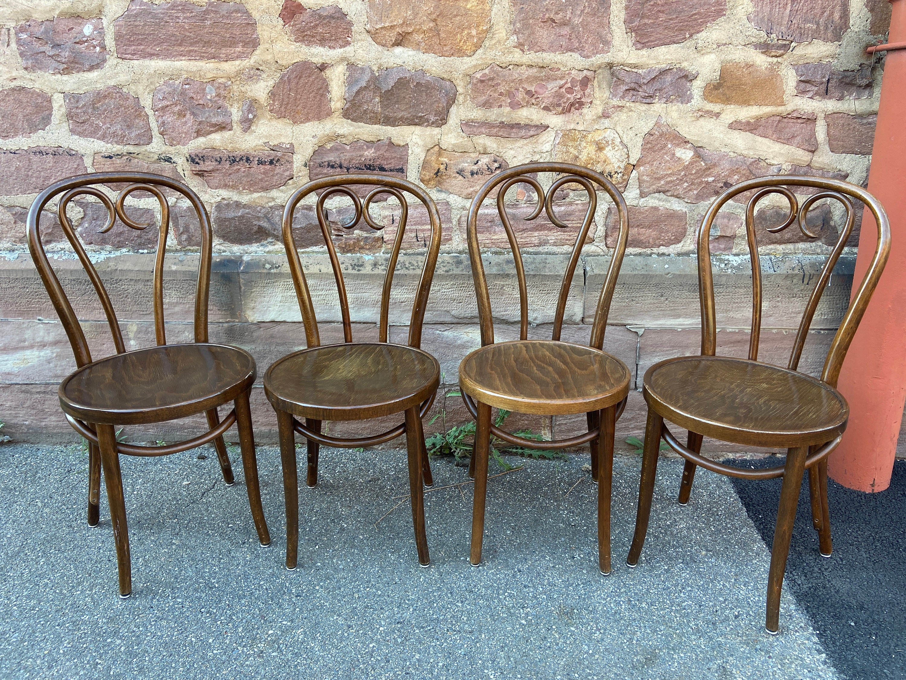 Réf 434 Lot De 4 Chaises