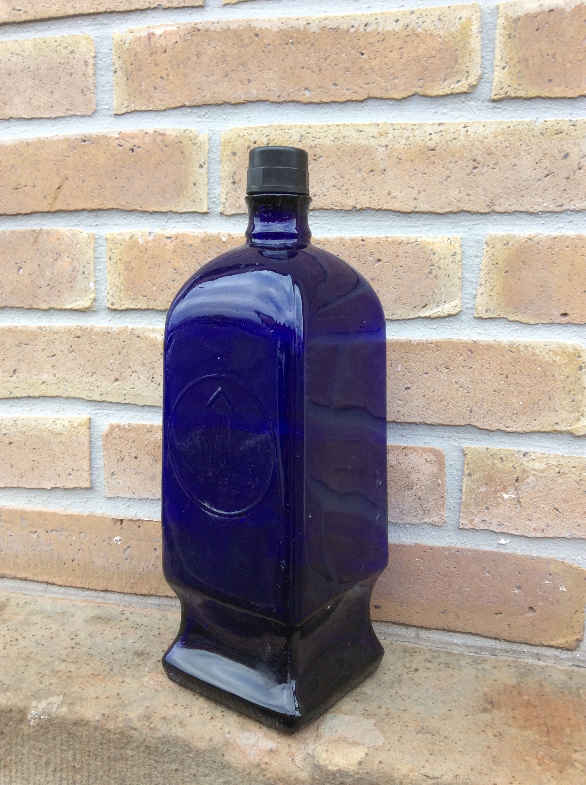 Rare Bouteille Publicitaire Bleu Ingelheim , Boeson | Boehringer Sohn Blue Bottle Carboy