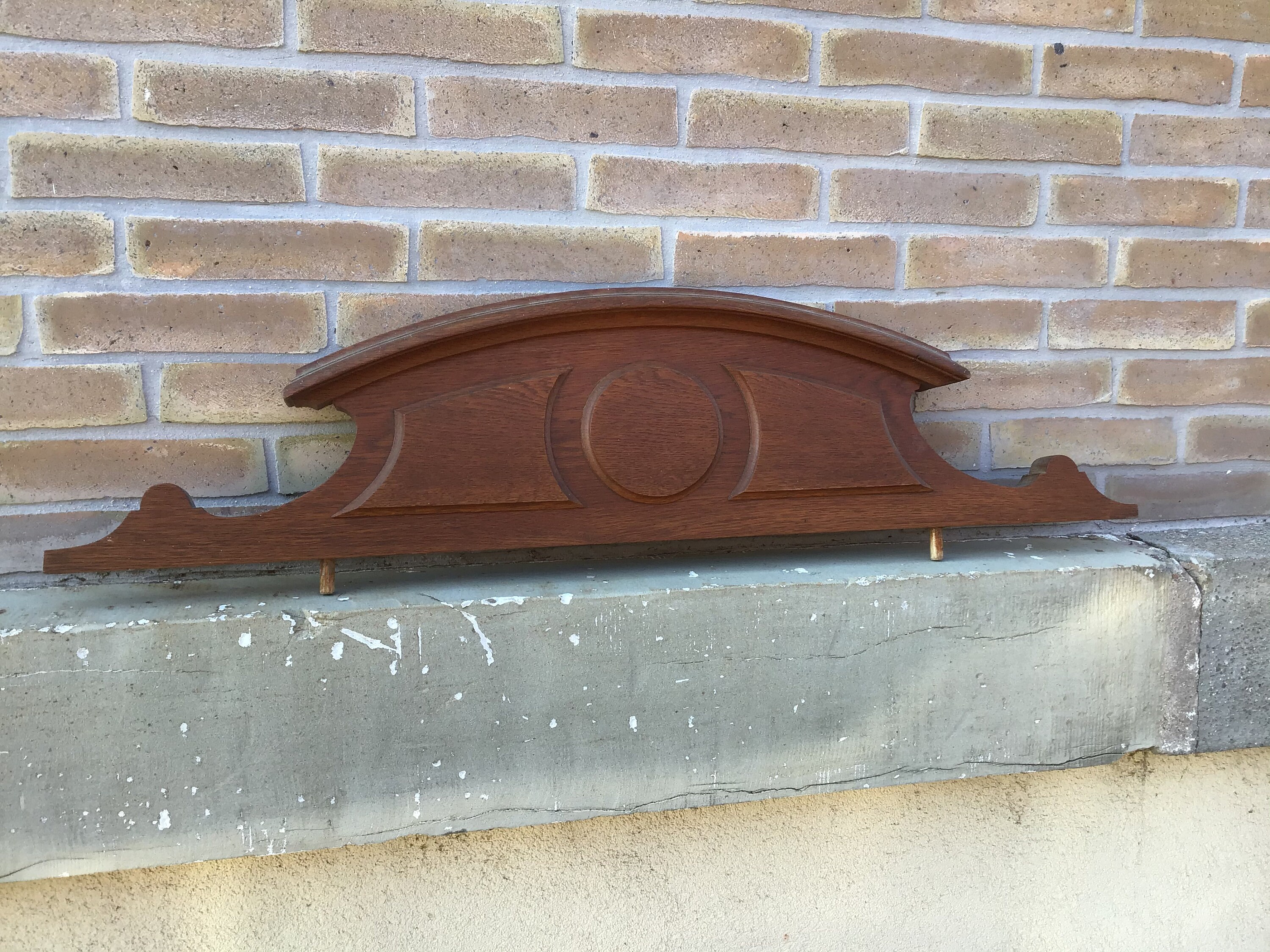 Decorative Antique Victorian Louis Xvi Ornate French Country Door Pediment