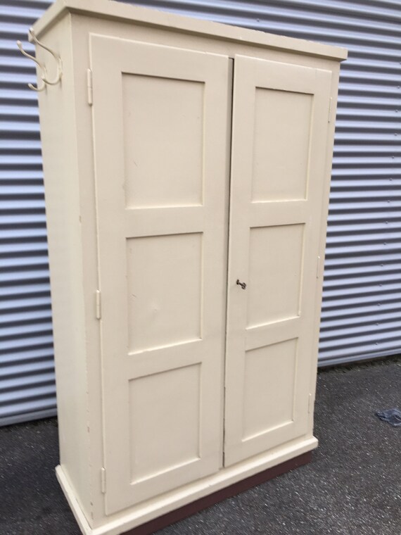 School Cabinet Vintage 50s French School Wardrobe Shabby Chic Etsy