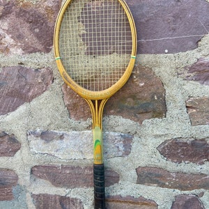 Vintage tennis racket 1960s Wood Fila Wud4Four