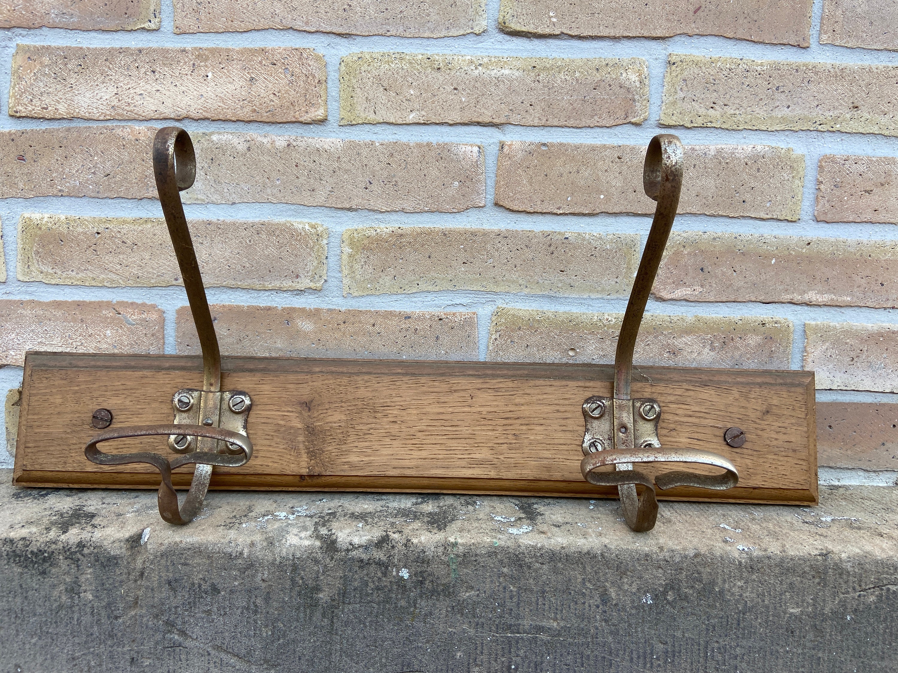 Porte Manteau Mural Vintage Mid-Century Patères 1960S Atelier Loft Industriel French Coat Rack Wall 