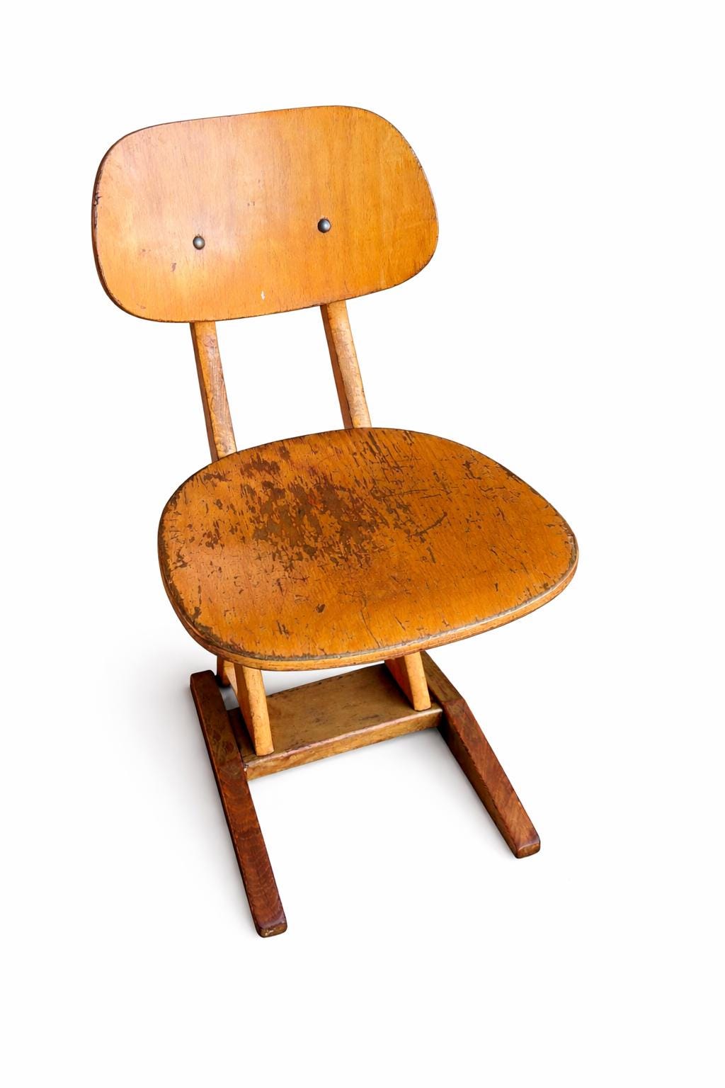 Ref 6754 Chaise De Bureau D'école Adulte Casala Vintage Design 1960 Mid-Century Scandinave