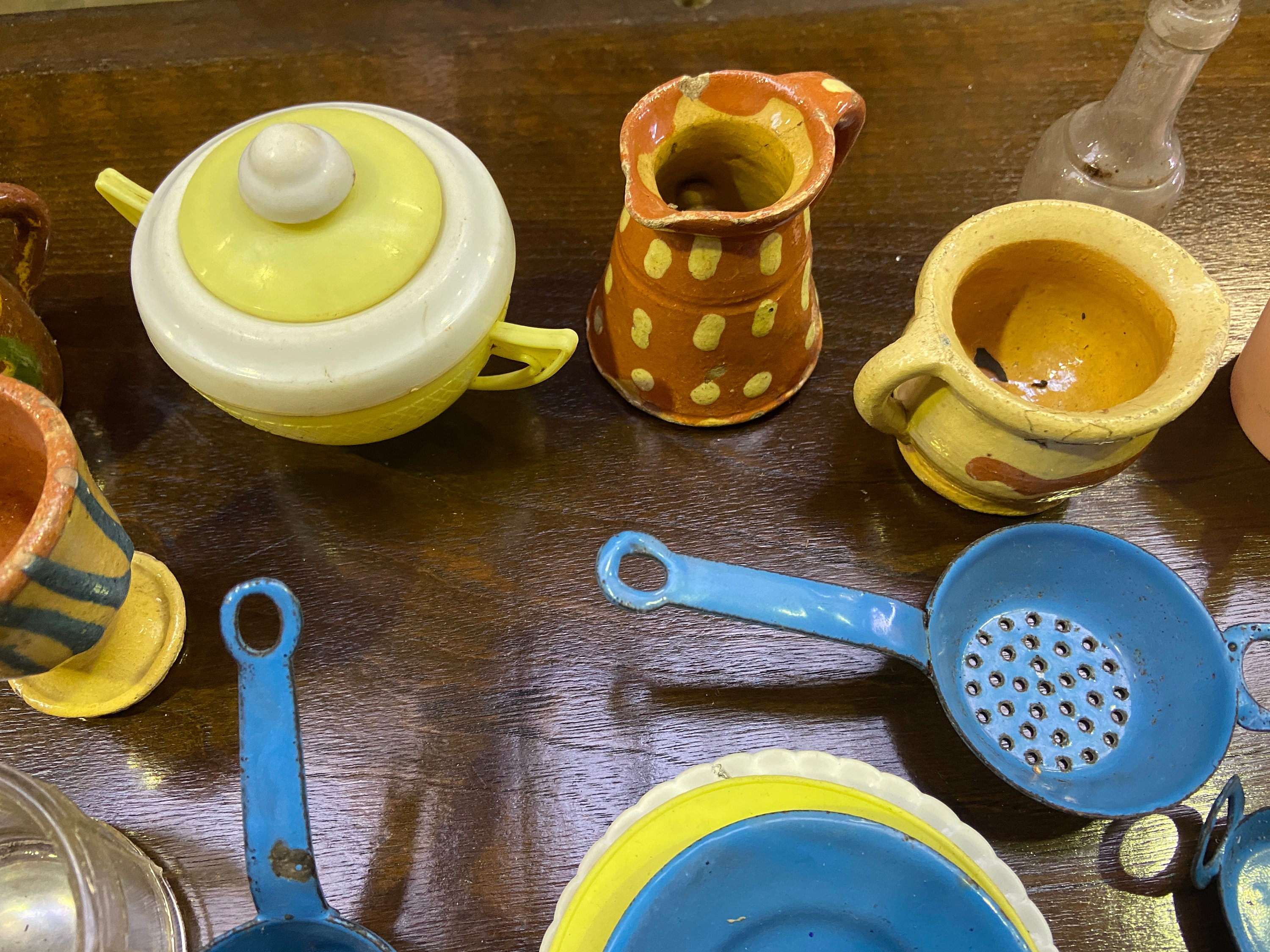 Smartwo Dinette Enfant en Bois Cafetière, Machine a Cafe pour Bebe, Service à Café et Gateaux