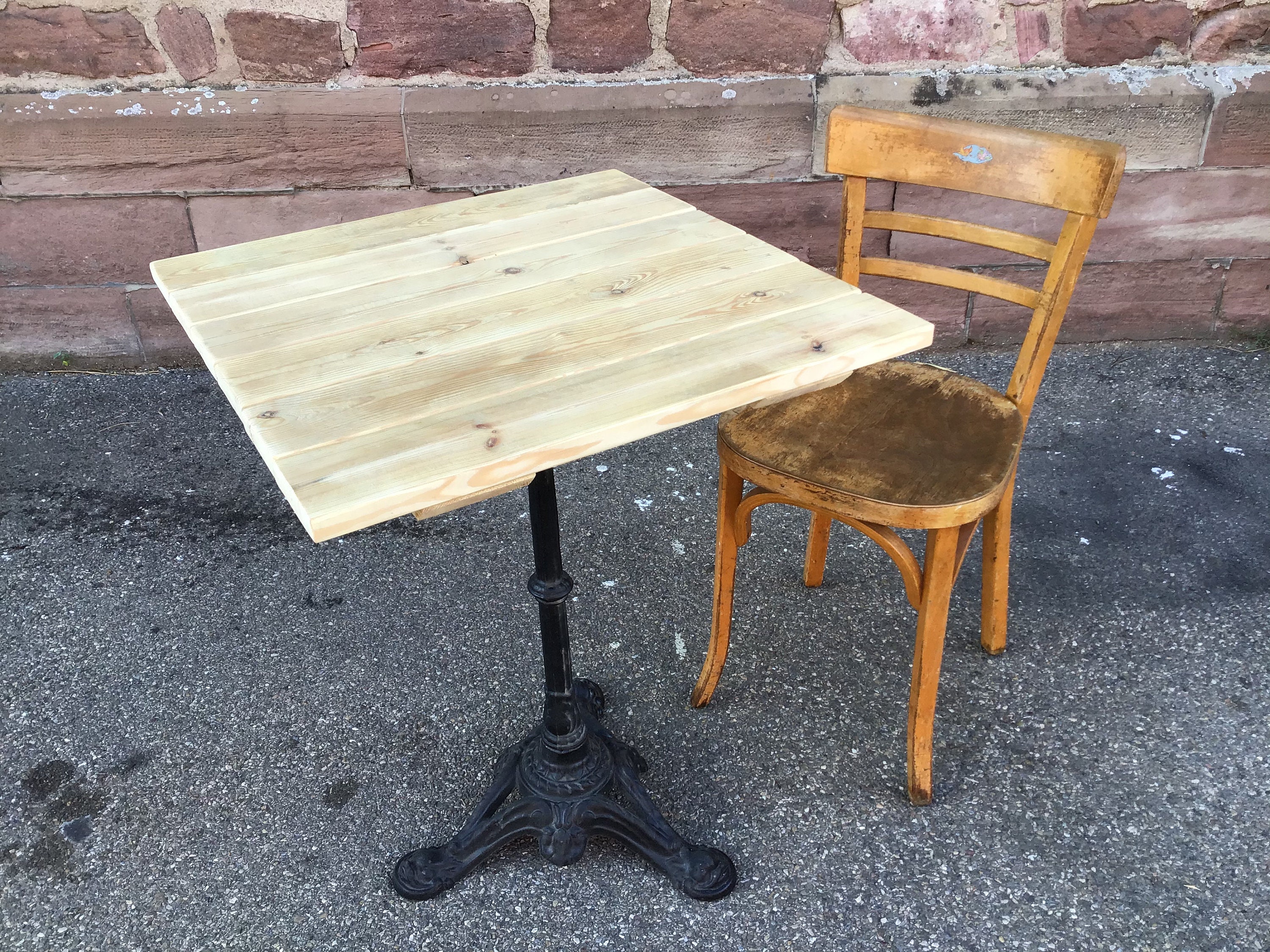 Table Bistrot Parisienne Vintage Mid-Century