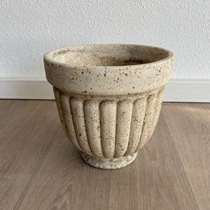 Medici cup reconstituted stone vase semi antique french garden vase jardin à la Francaise
