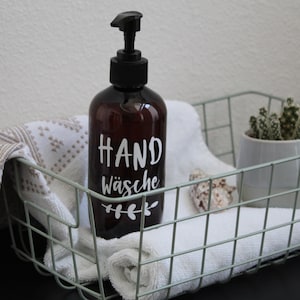 Sticker for soap dispenser &#39;Handwash&#39; &#39;Hand Soap&#39; Sticker Soap