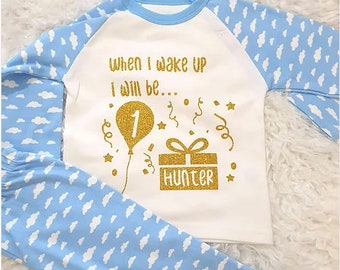 1st birthday pajamas boy