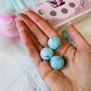 Larimar sphere crystal true self