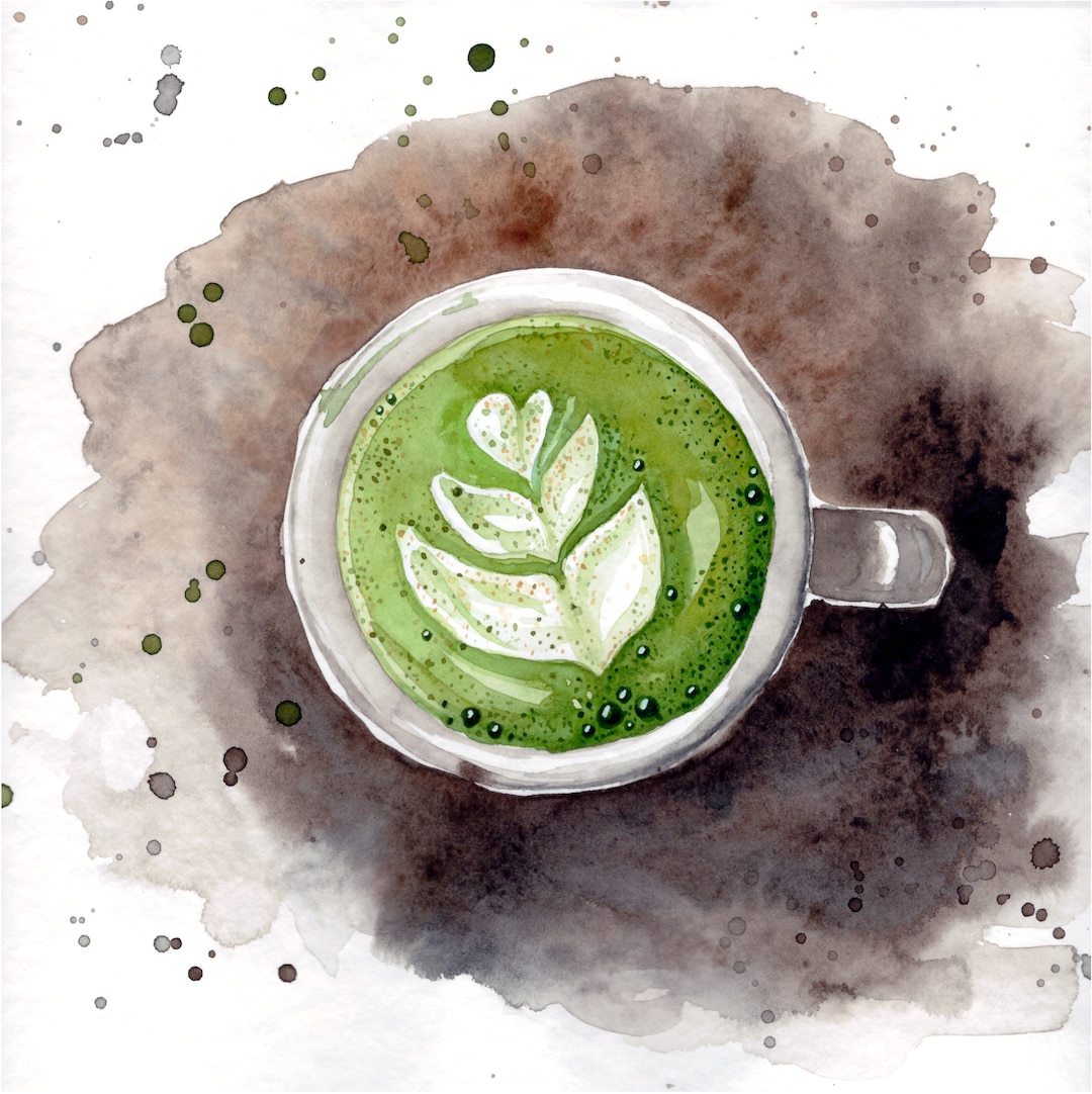 Matcha Clipart Instant Digital Download High Quality PNG Etsy
