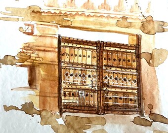 Real Coffee Original Painting Wall Art