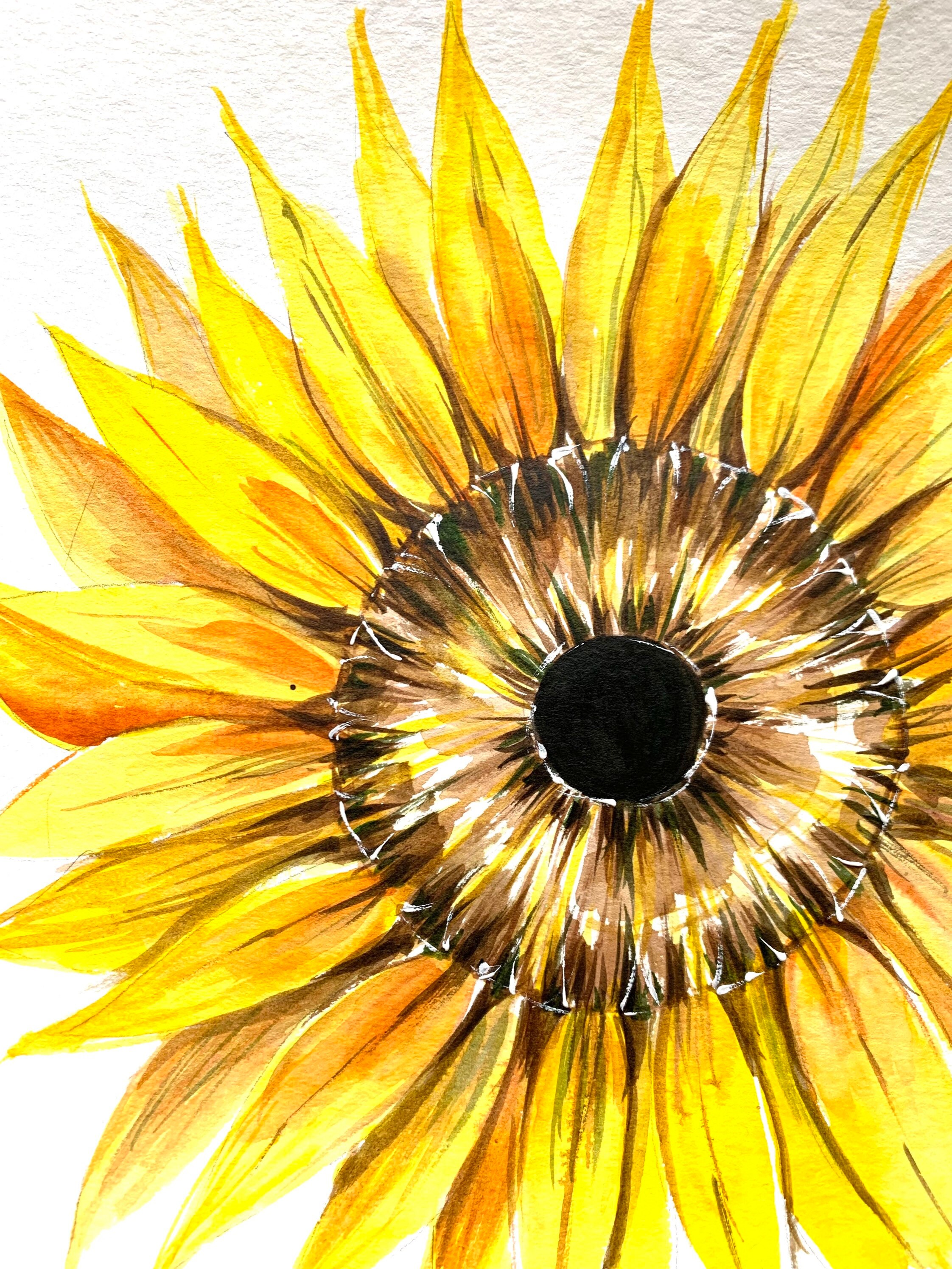 絵画 sunflower Amazon.com: Jsiluxna Sunflower Painting,Sunflower art