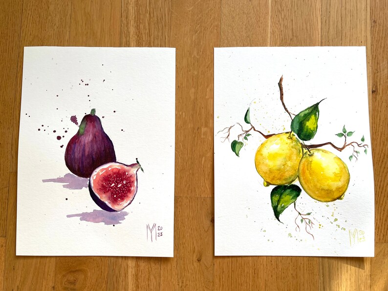 Lemons Original Painting Wall Art image 9