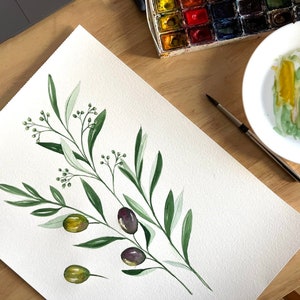 Olive Branch Original Painting Wall Art
