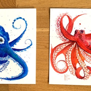 Octopus Original Painting Wall Decor