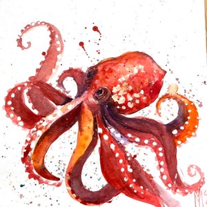 Oktopus Original Painting Wall Art