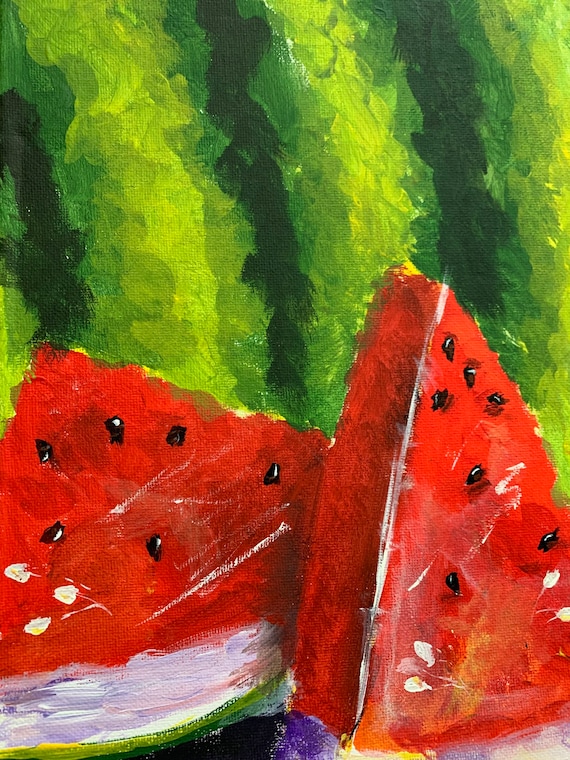 真夜中出品！スイカ大✨手作り額付き銅版画作品　title「お通りニャンコ」 額付き銅版画作品 title「きらめきニャンコ」 | iichi 日々の暮らしを