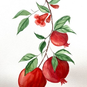 Pomegranate Original Painting Wall Decor