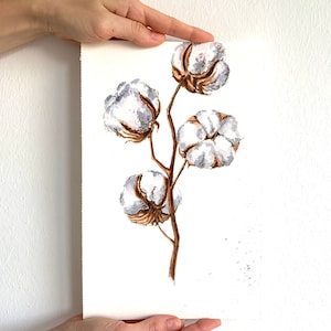 Cotton Original Painting Wall Art Home Decor Unique Gift