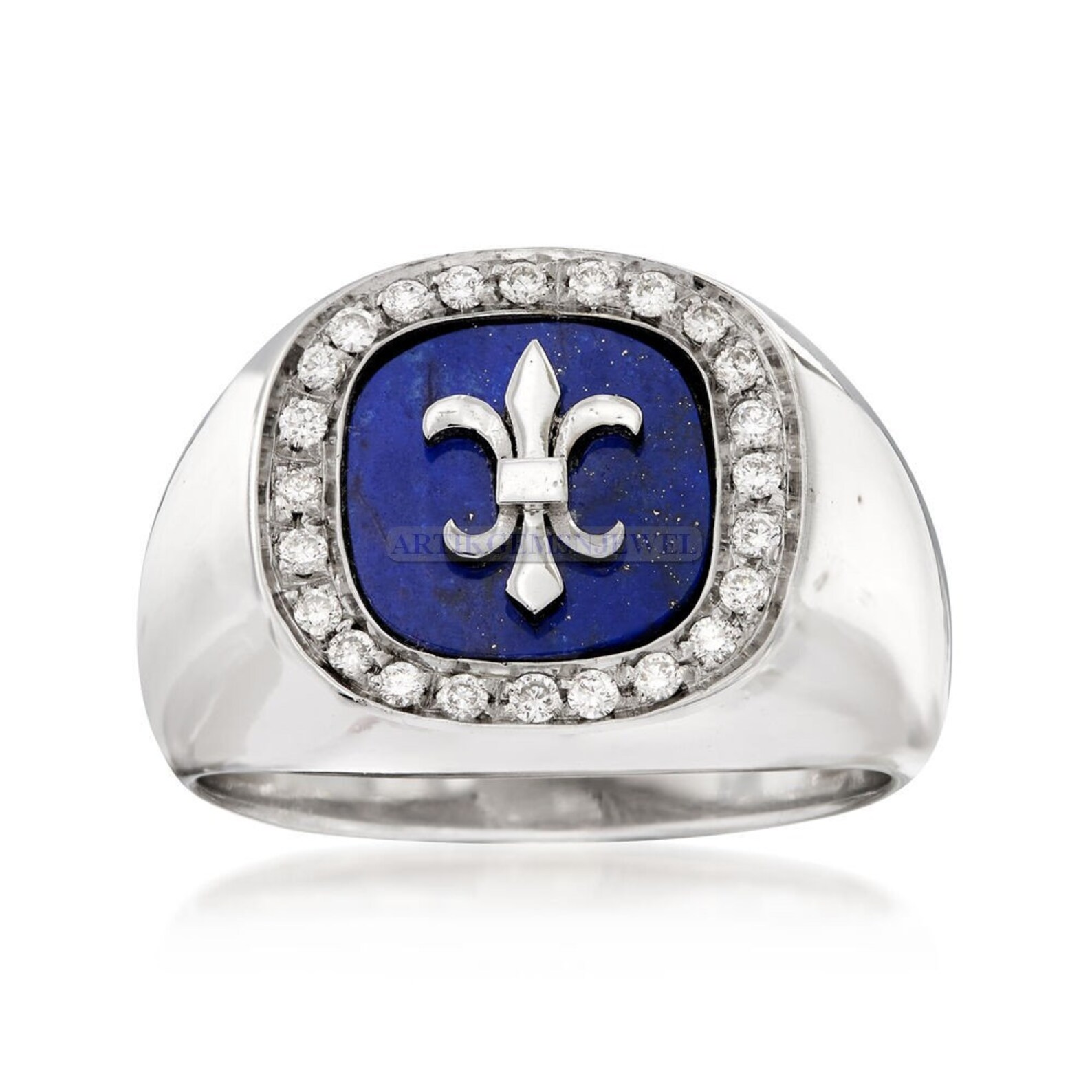 Lapis Lazuli Gemstone Ring for Men's 925 Sterling Silver Etsy