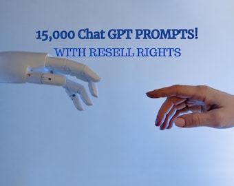 15,000 Chat GPT PROMPTS For Your Social Media, Content Creation and SEO Optimization