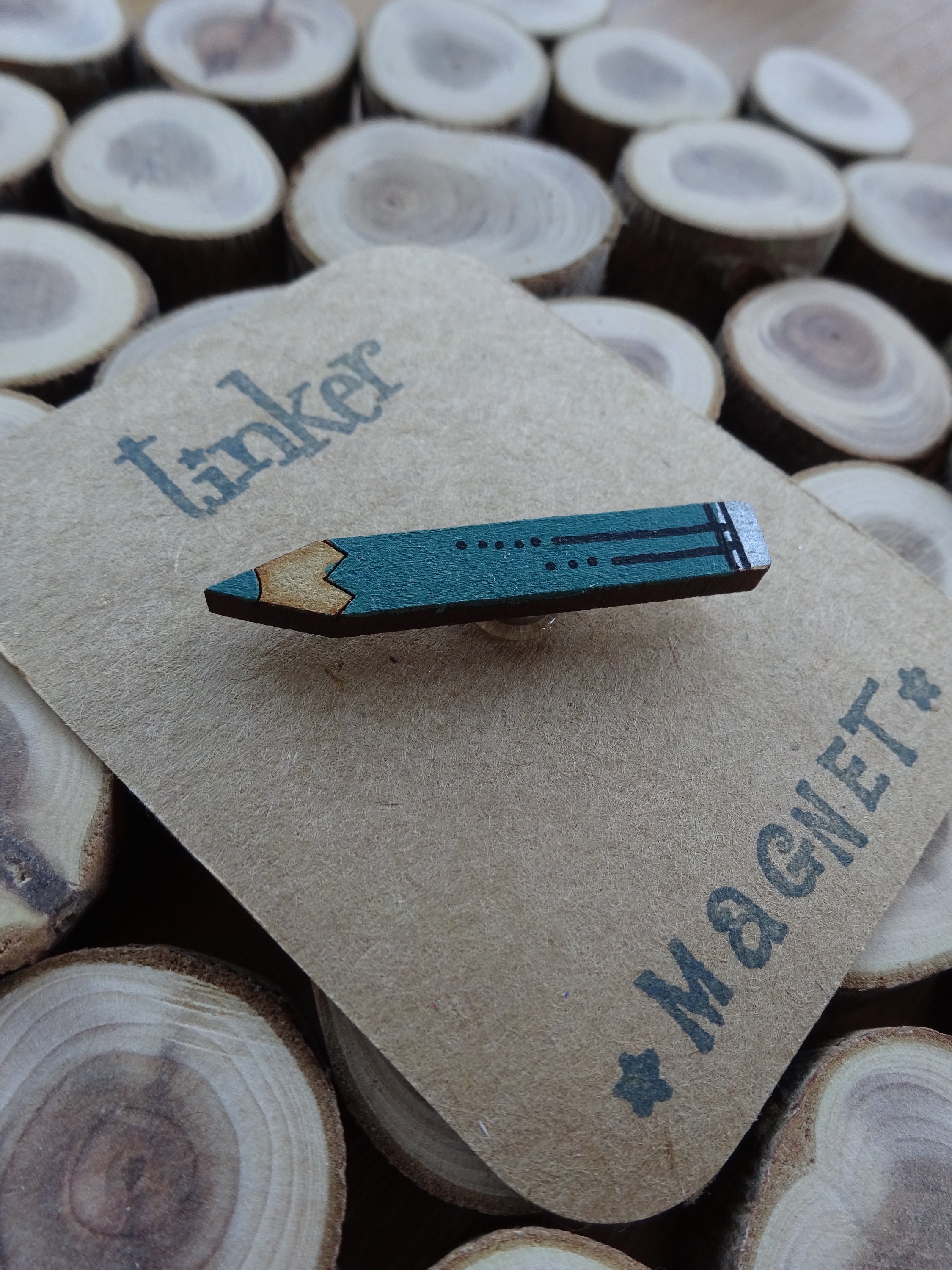 Red Pencil Teal Pencil Fridge Pencil Fridge