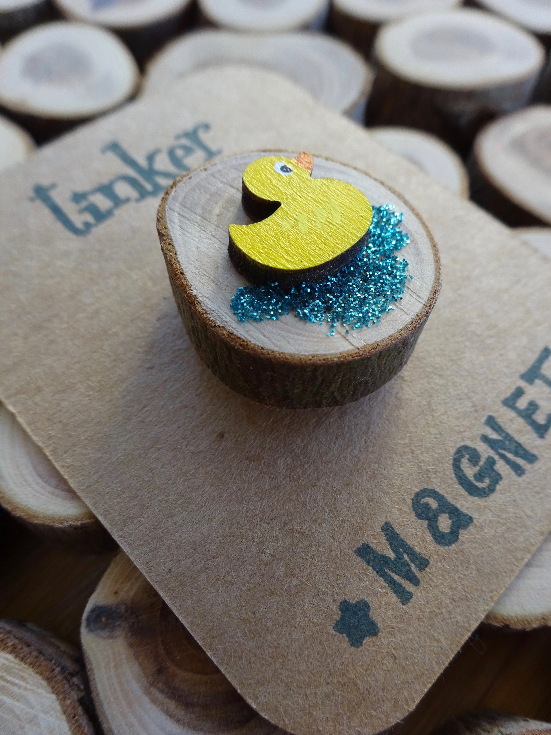 Rubber Duck Magnets Yellow Duck Magnets Polymer Clay Magnets