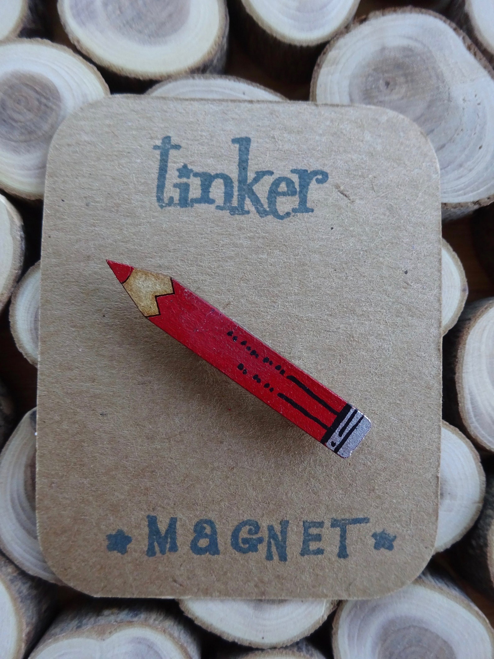 Red Pencil Teal Pencil Fridge Pencil Fridge