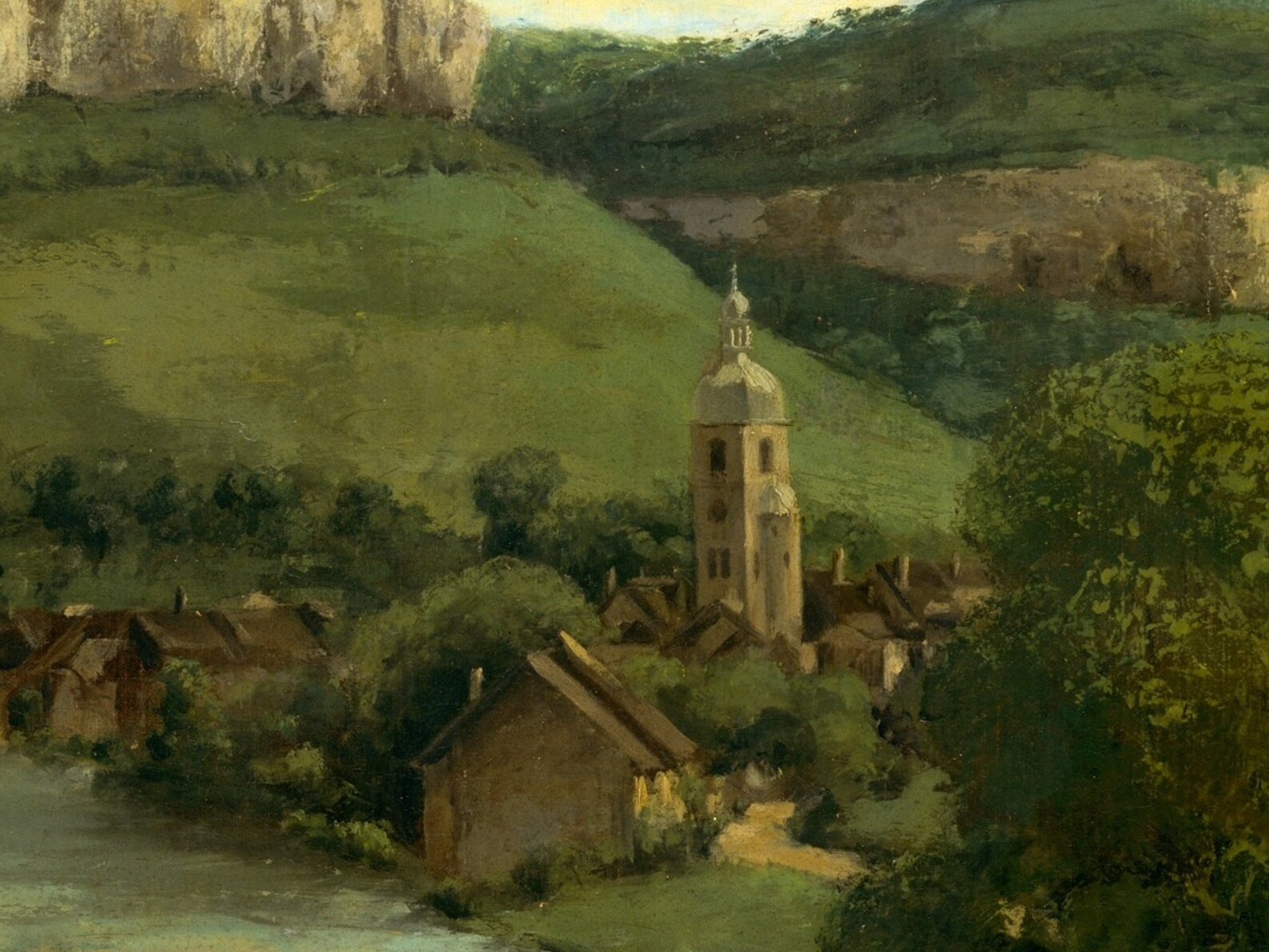 Courbet, View of Ornans, Probably Mid-1850s, Print - Etsy 