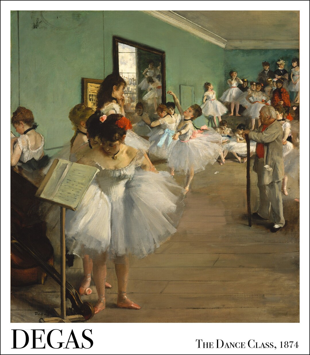 Degas - the Dance Class Print - Etsy