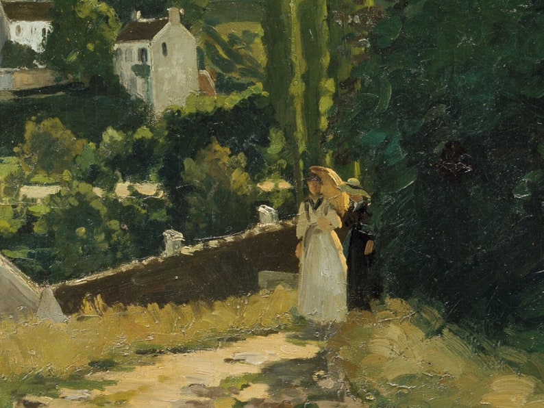 Pissarro Jalais Hill Pontoise 1867 Print | Etsy