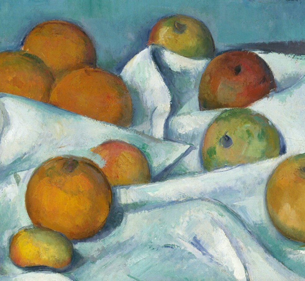 Cezanne Still Life With Apples and a Pot of Primroses, C. 1890 - Etsy