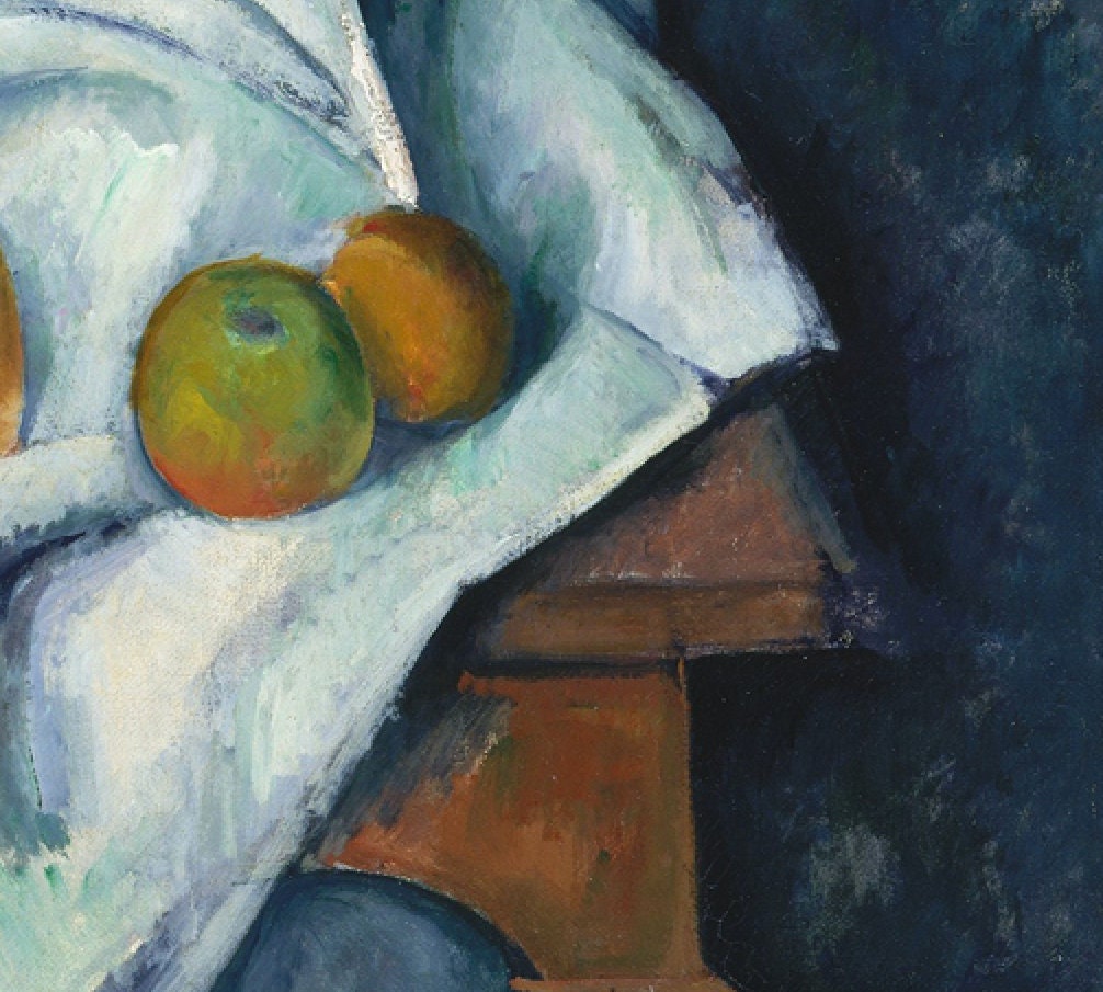 Cezanne Still Life With Apples and a Pot of Primroses, C. 1890 - Etsy