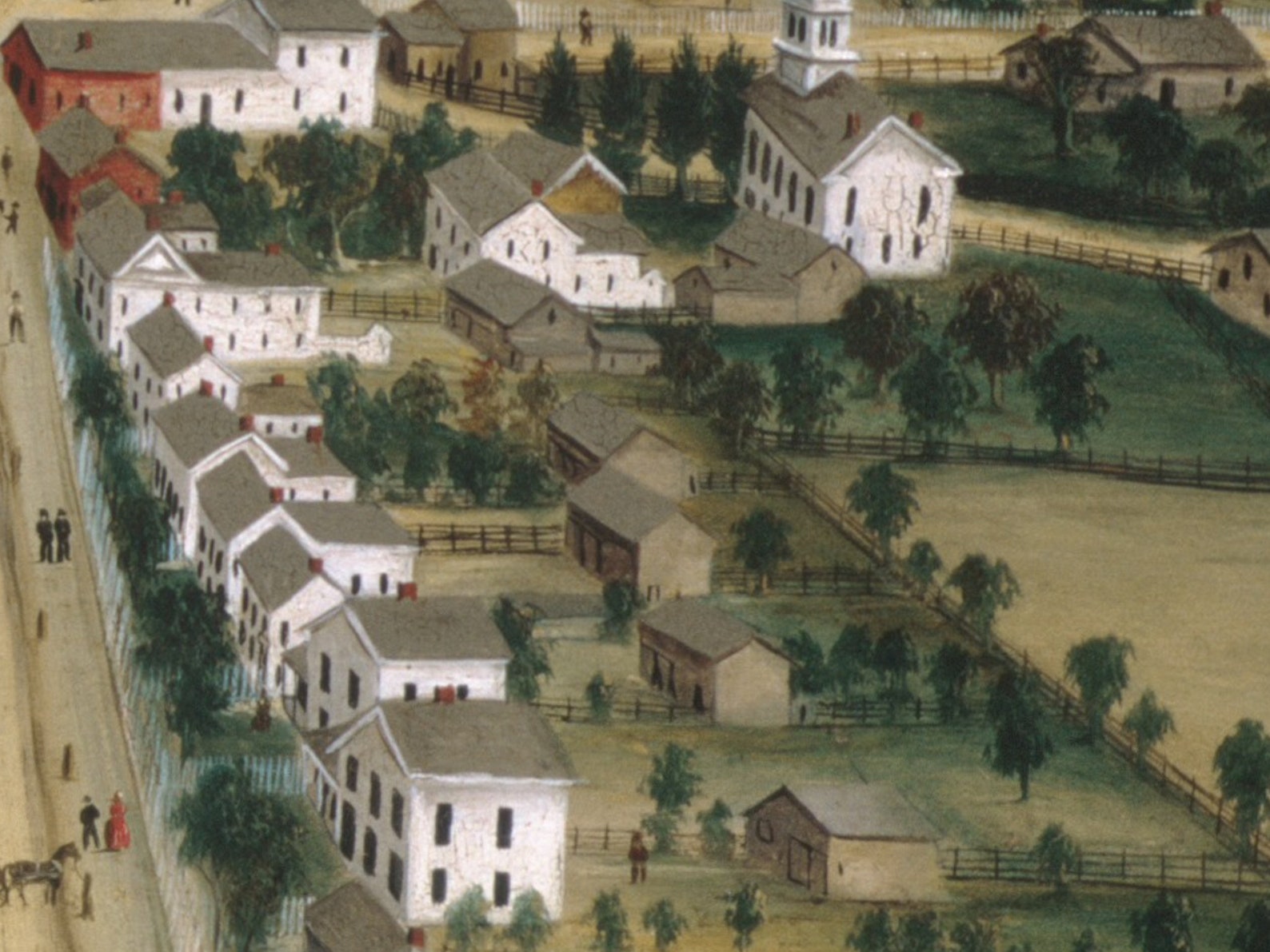 Hidley, View of Poestenkill, New York, 1870, Print Etsy