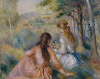 Renoir -  In The Meadow, 1888-92, Print