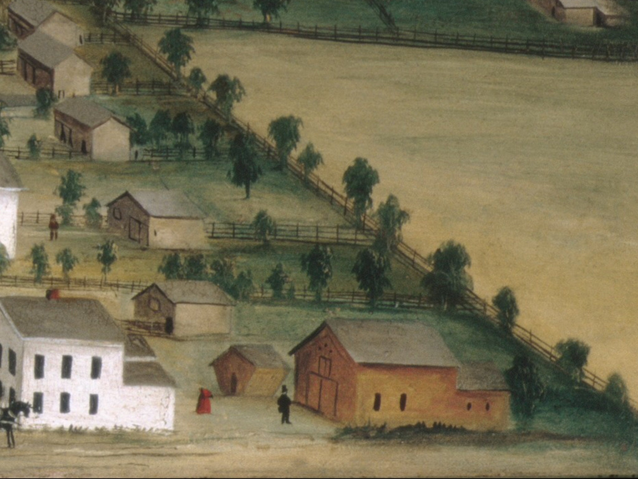 Hidley, View of Poestenkill, New York, 1870, Print Etsy