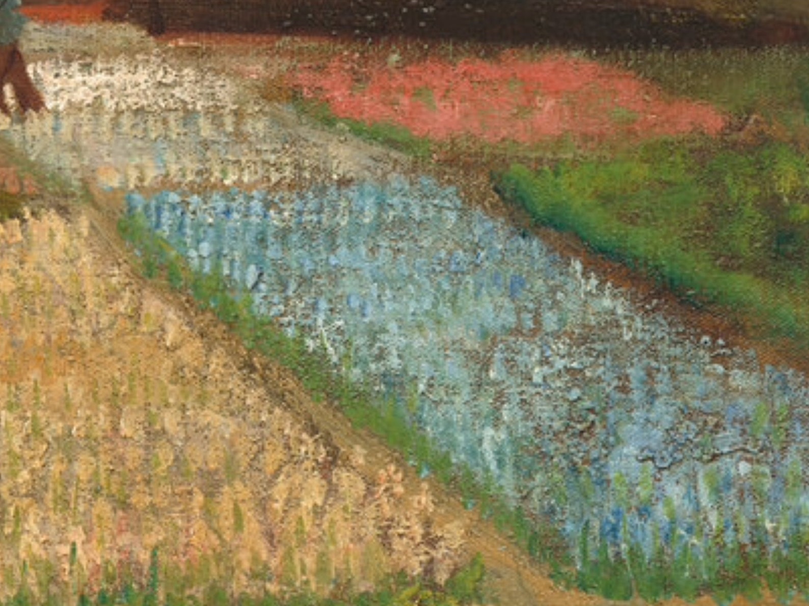 Van Gogh Flower Beds in Holland 1883 Print Etsy