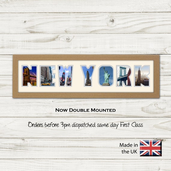 New York Photo Frame Holiday Word Name Photo Frame Gift 22DD Etsy UK