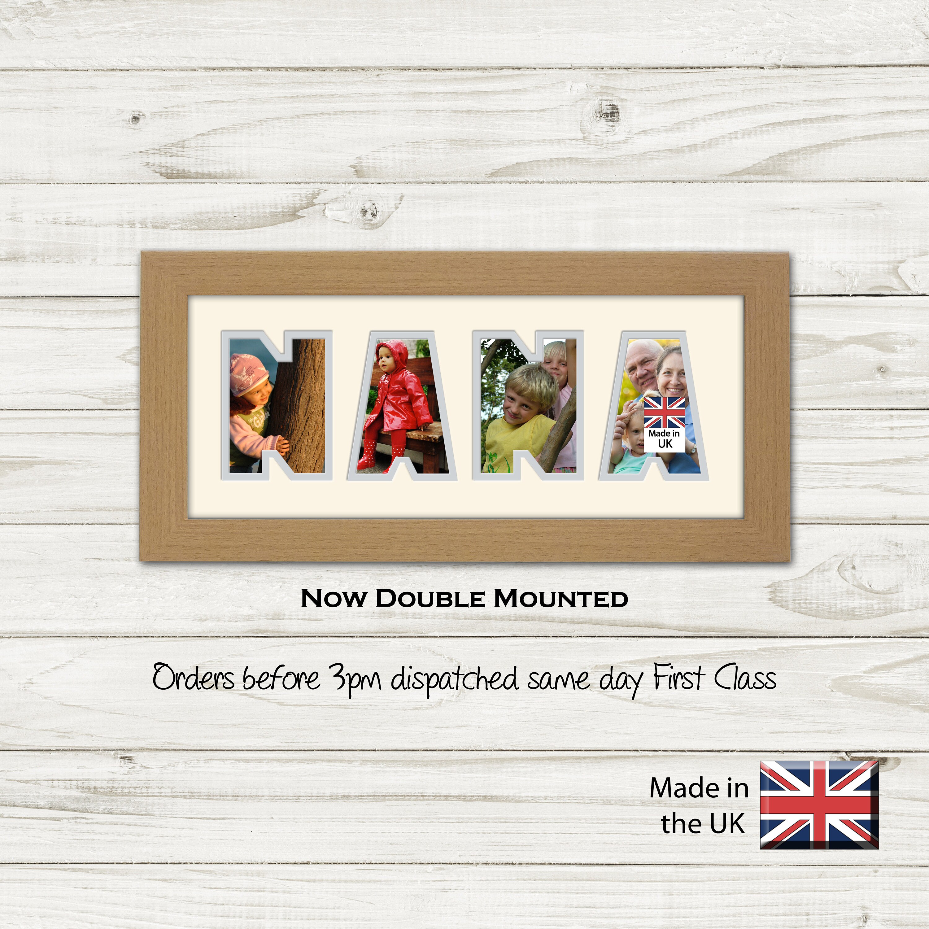 Nana Photo Frame Word Name Photo Frame Special Gift Mothers Etsy