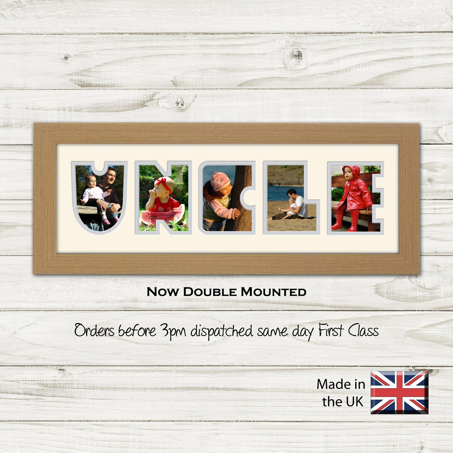 Uncle Photo Frame Word Name Photo Frame Special Gift 71A By Etsy