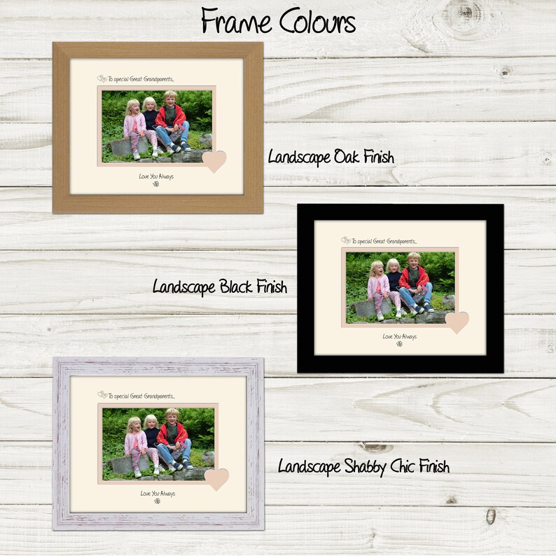 Great Grandparents Photo Frame Special Great Grandparents Etsy UK