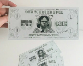 Dwight Schrute Card & Schrute Bucks - The Office US Dunder Mifflin Birthday - Michael Scott - Funny Card